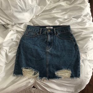 Denim skirt